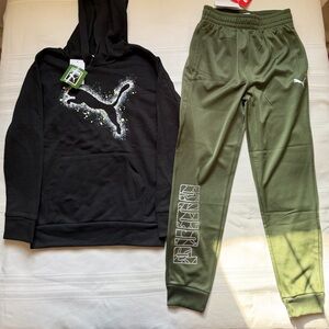 NWT Puma Kids sweatshirt and joggers